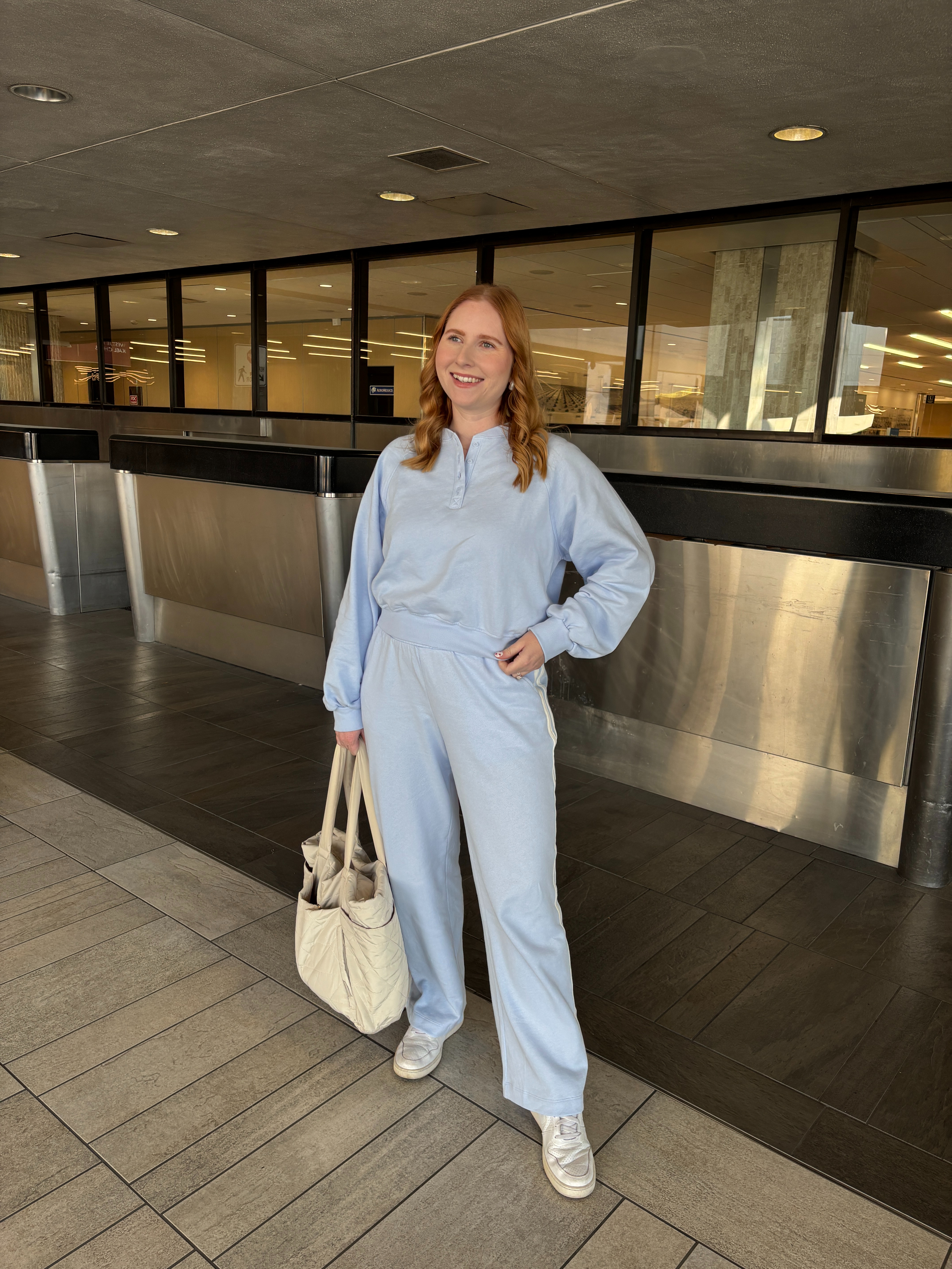 Old Navy Fleece Travel Outfit Idea ✈️ This cozy Old Navy fleece travel outfit is my go-to for airport days, road trips, and running errands in comfort. I’m wearing an ultra-soft Old Navy fleece pullover paired with matching fleece joggers for an effortless travel set that’s warm, lightweight, and budget-friendly. This is the perfect affordable travel outfit if you want to look put together while staying comfy on long flights or chilly mornings. Easy to layer, flattering, and ideal for everyday wear or lounging too. Why I love it: ✔️ Soft, cozy fleece ✔️ Affordable Old Navy matching set ✔️ Perfect for travel, athleisure & casual days ✔️ Easy airport outfit idea #LTKootd

#LTKMidsize#LTKTravel#LTKActive#LTKMidsize#LTKTravel 

 #LTKootd #LTKActive #LTKTravel