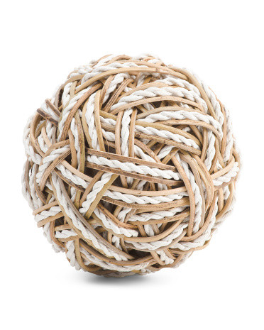 Rattan Raffia Sphere | TJ Maxx