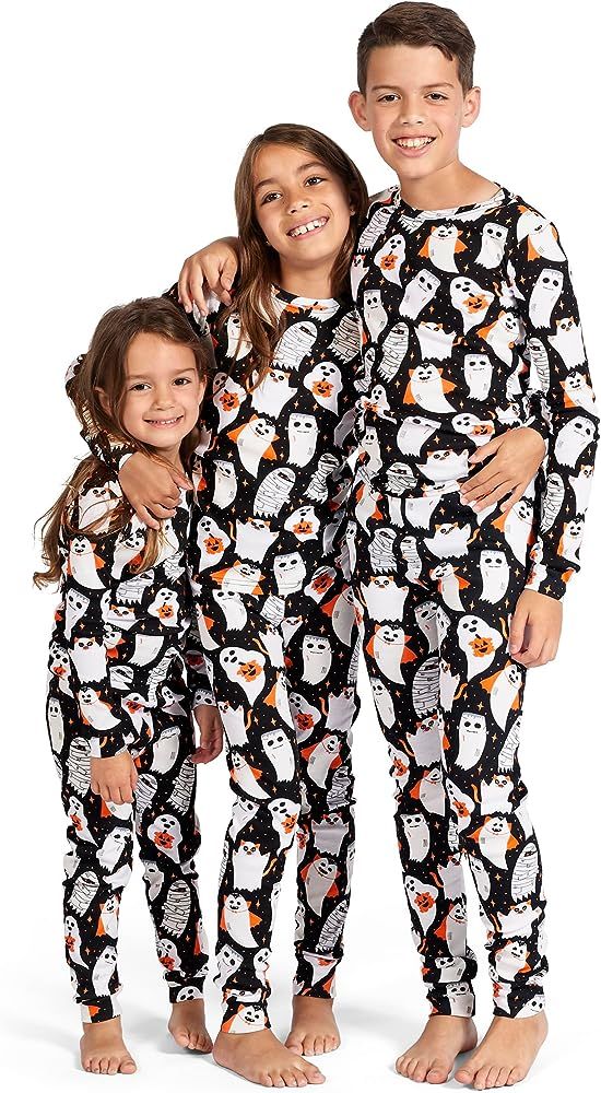 The Children's Place Baby/Toddler 2 Piece and Kids, Sibling Matching, Halloween Pajama Sets, Cott... | Amazon (US)