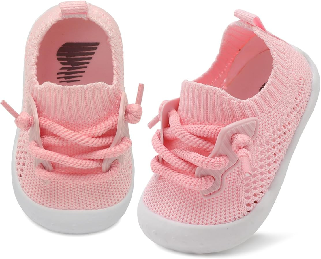 BARERUN Baby Shoes Baby First Walking Shoes Infant Sneakers Wide Barefoot Slip on Soft Sole Boys ... | Amazon (US)