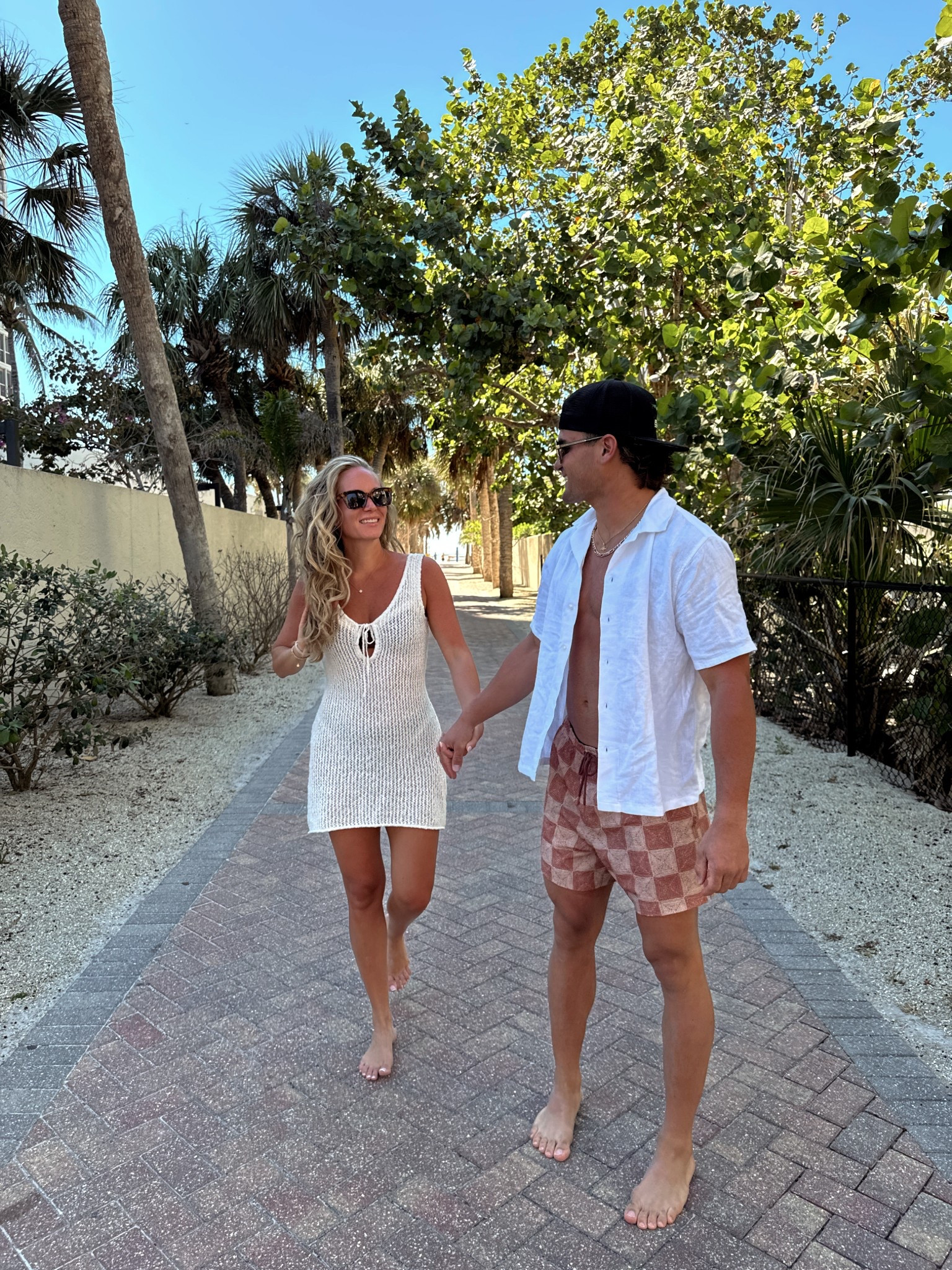 His & hers beach day look in Abercrombie! I’m wearing a medium in suit & small in coverup. He’s wearing a medium in both 

Vacation outfits, guys style, Abercrombie swim 