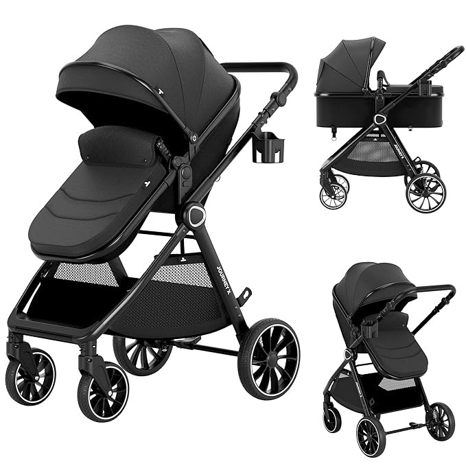 Baby Stroller 2 in 1 Newborn Convertible Stroller Bassinet for Infant New Born Pushchair 0-36 Mon... | Amazon (US)