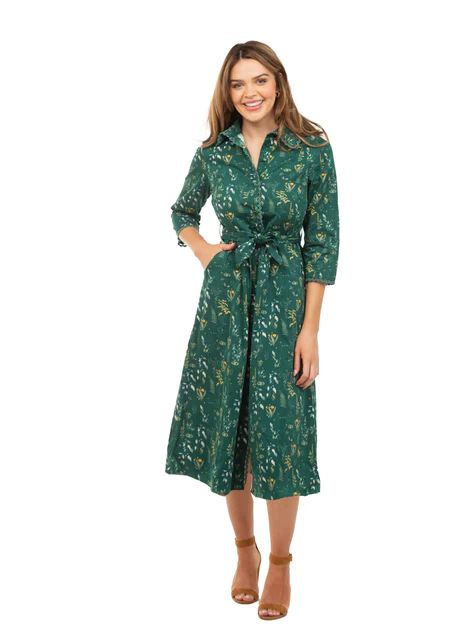 The Wentworth Midi | Green Vintage Floral | Beau & Ro