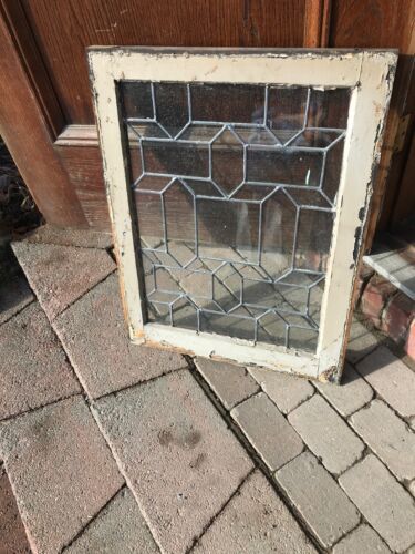 SG 3211 Antique leaded glass window 22.5 x 29 | eBay US