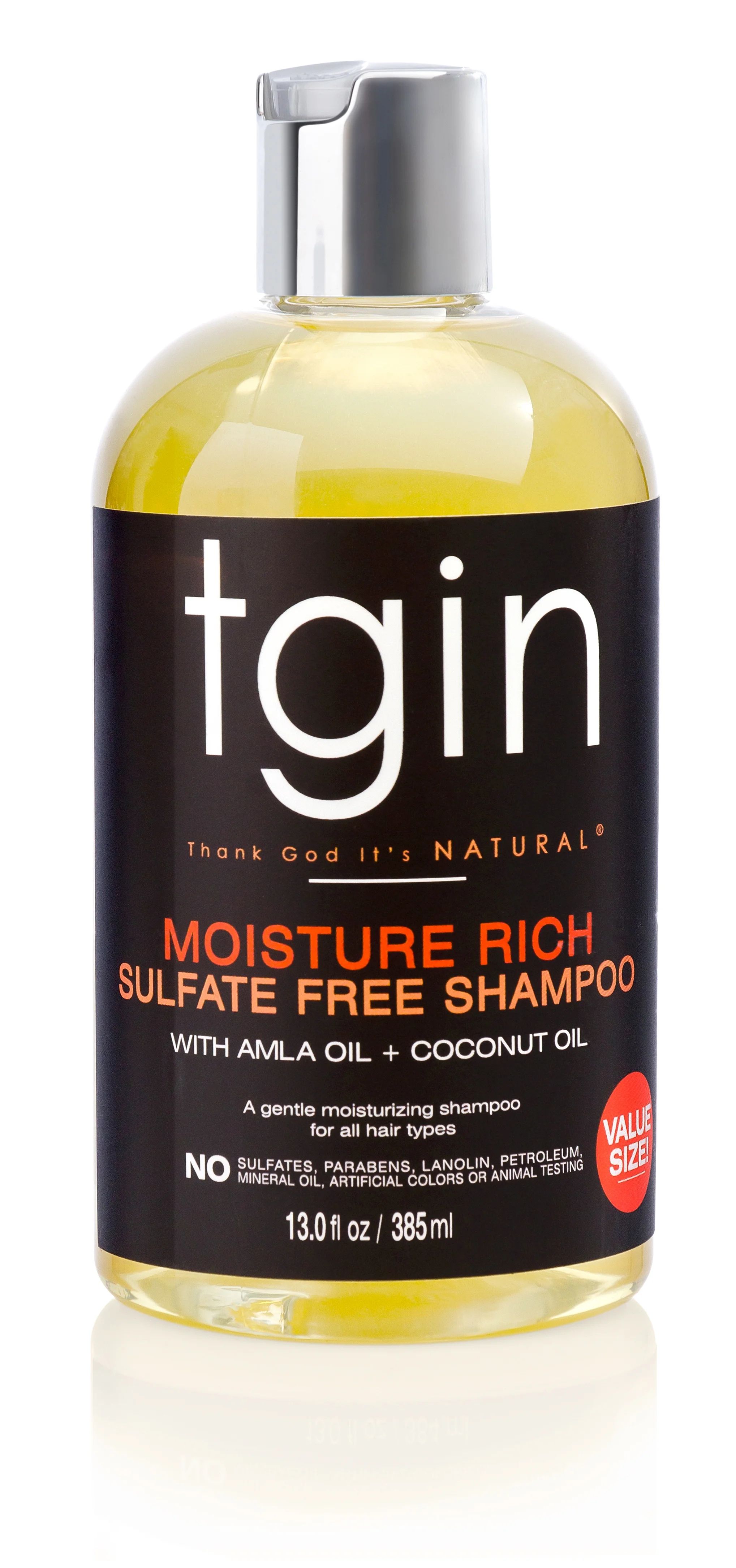 Thank God It's Natural (tgin) Moisture Rich Sulfate Free Shampoo with Amla Oil and Coconut Oil, 1... | Walmart (US)