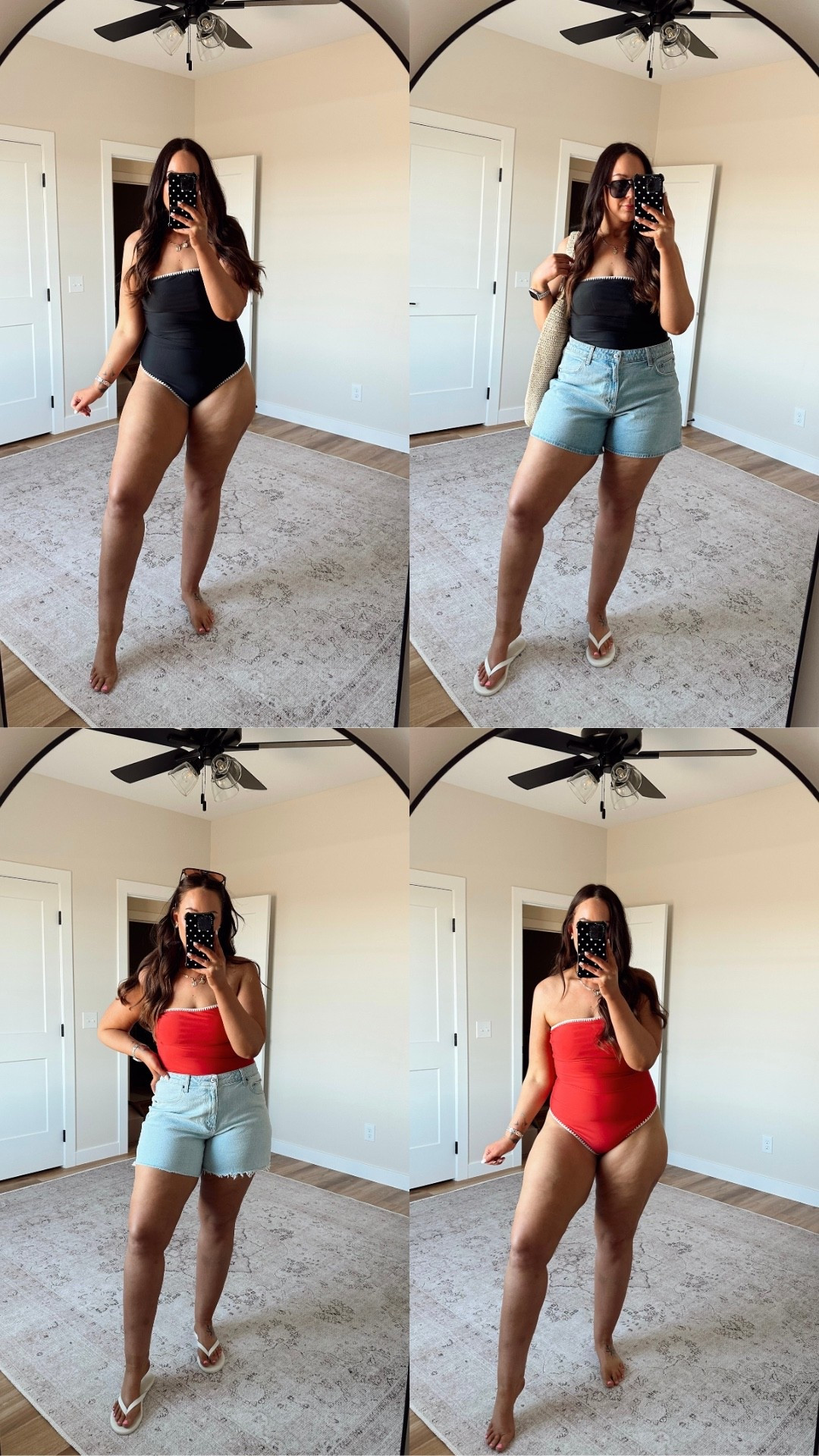 Last day to shop the Abercrombie shorts + swim sale 👀 get 25-40% off (20% off everything else) plus use code SHORTSAF for an extra 15% off!! (Code stacks)

size up one in shorts - I wear the 33
Swimsuits - large tall

summer outfits
Tall friendly swim
Abercrombie code
Abercrombie style
Abercrombie denim shorts
One piece swimsuits

#LTKSaleAlert #LTKTall #LTKSwim