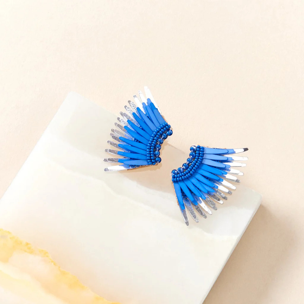 Mini Madeline Earrings Yonder/Silver | Mignonne Gavigan