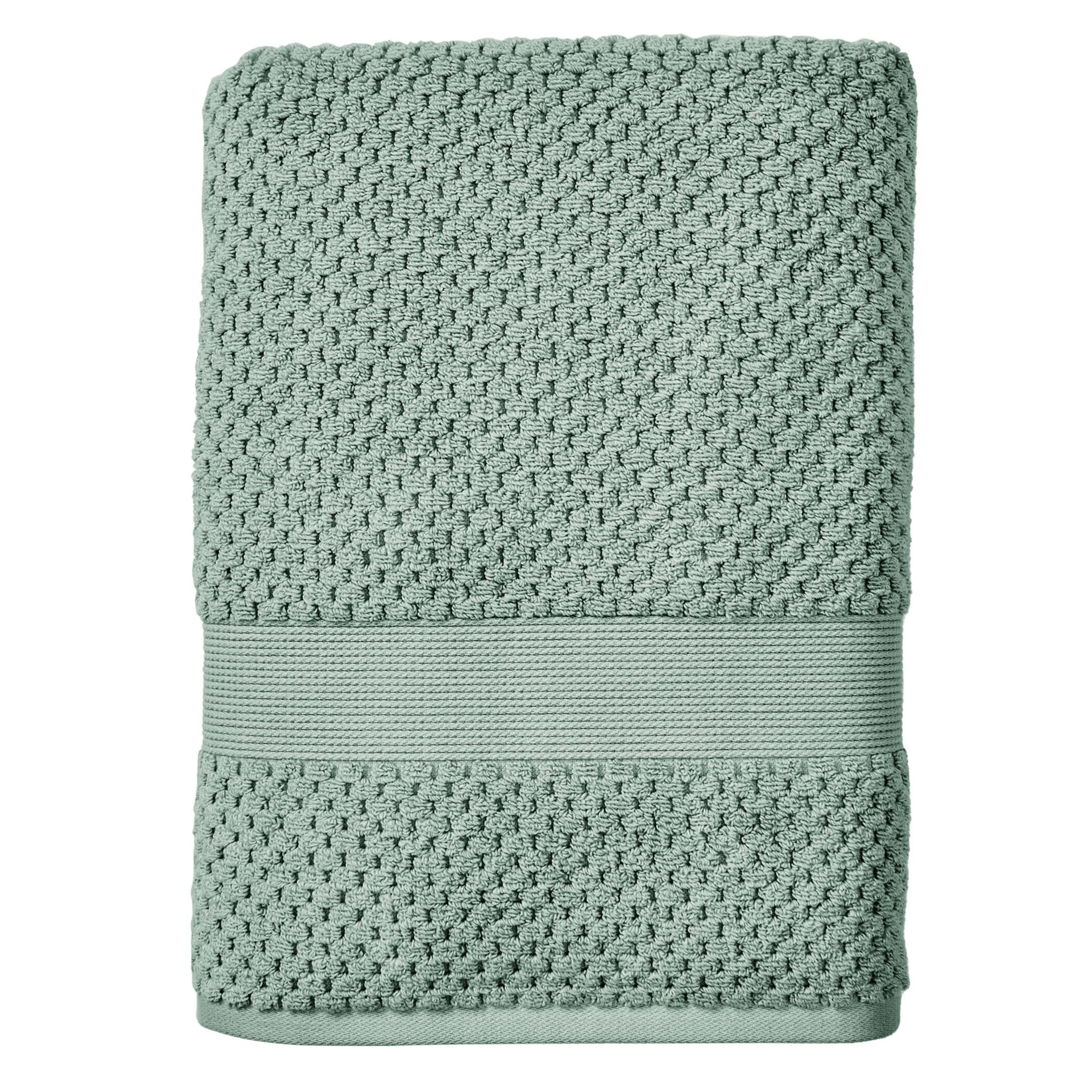 Better Homes & Gardens Signature Soft Popcorn Texture Bath Towel, Green River | Walmart (US)