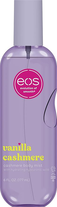 eos Cashmere Body Mist, Vanilla Cashmere, Soft Musk, Cozy Caramel, Hair Mist, Body Spray for Wome... | Amazon (US)