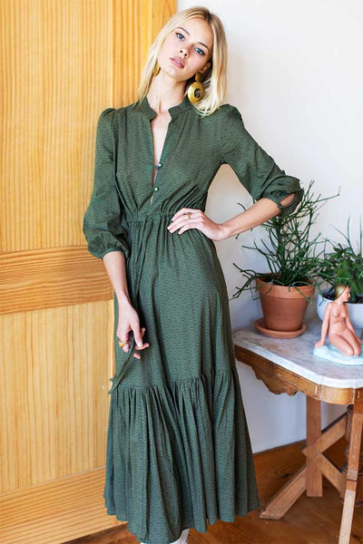 Frances Dress 2 - Moss | Emerson Fry