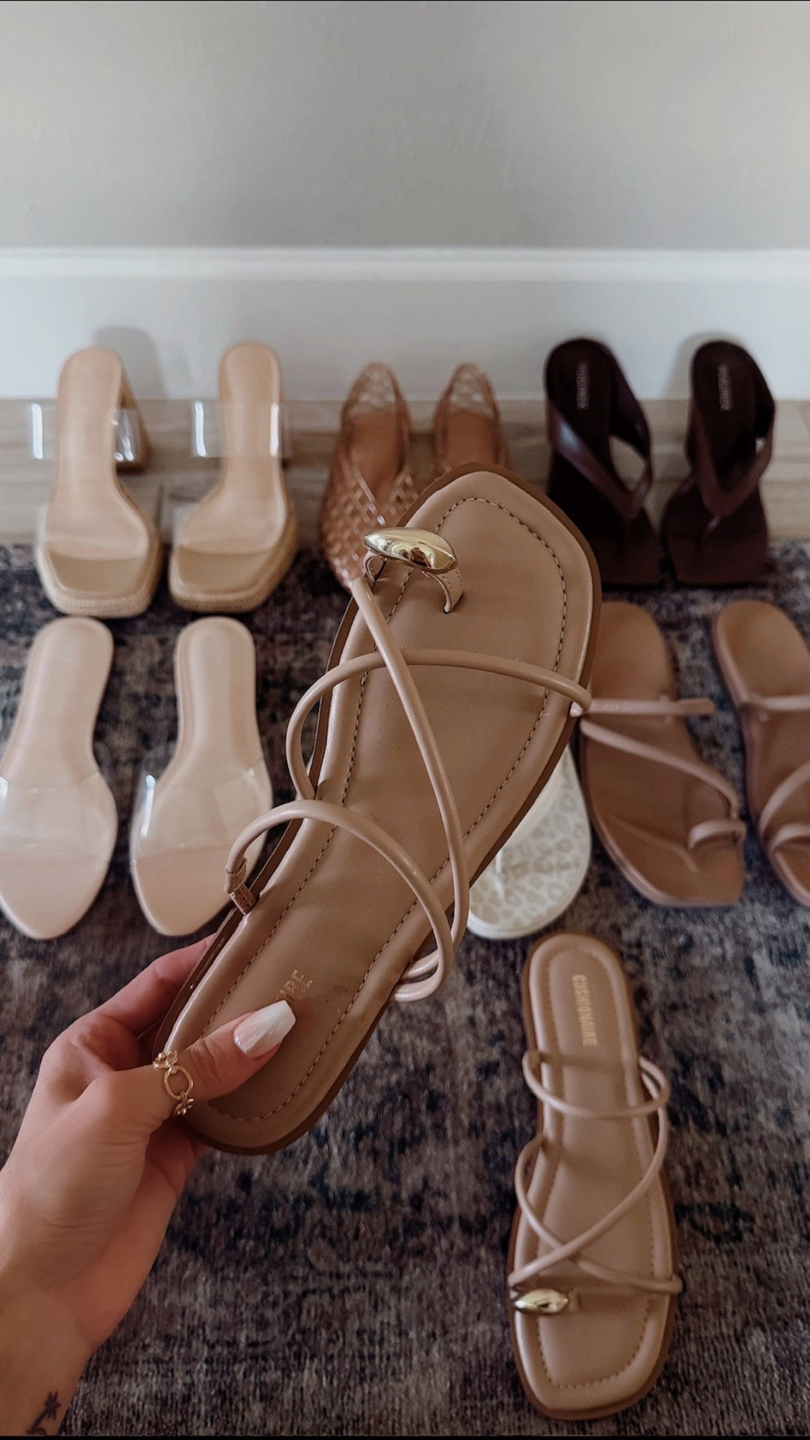 Summer sandals I’ve been wearing on repeat! From dressy to casual! 