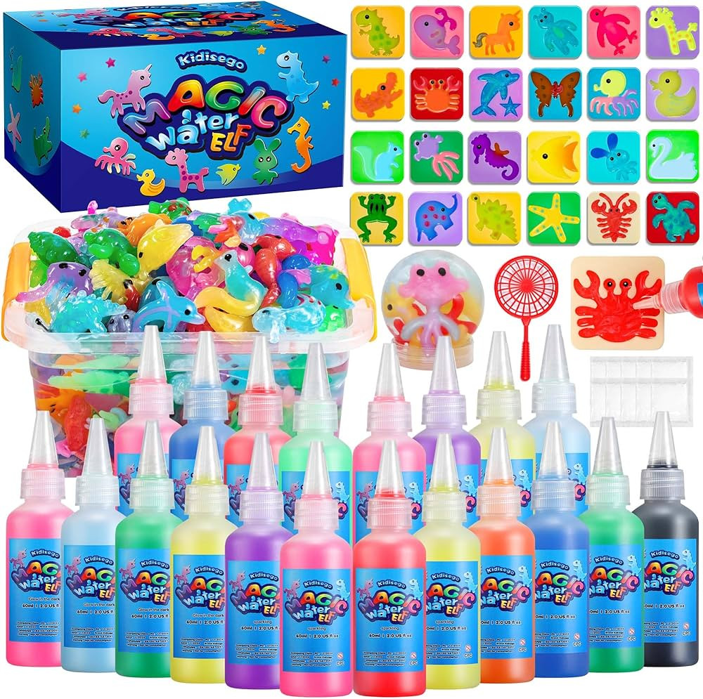 Aqua Fairy Water Gel Kit for Kids, Magic Water Elf Toy Kit with 20 Colors Magic Gel, Aqua Fairy k... | Amazon (US)