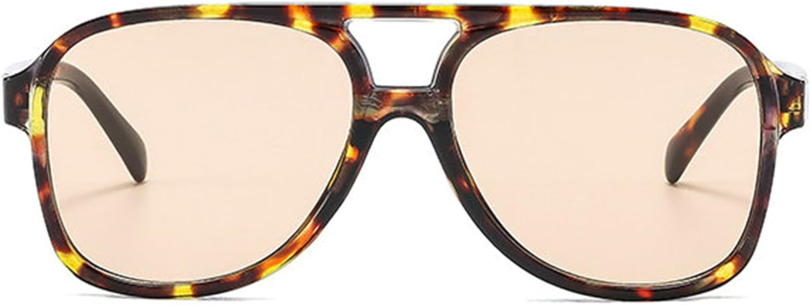 willochra Vintage oversized Double beam 70s Pilot Sunglasses Women Men Classic Large Squared Fram... | Amazon (US)