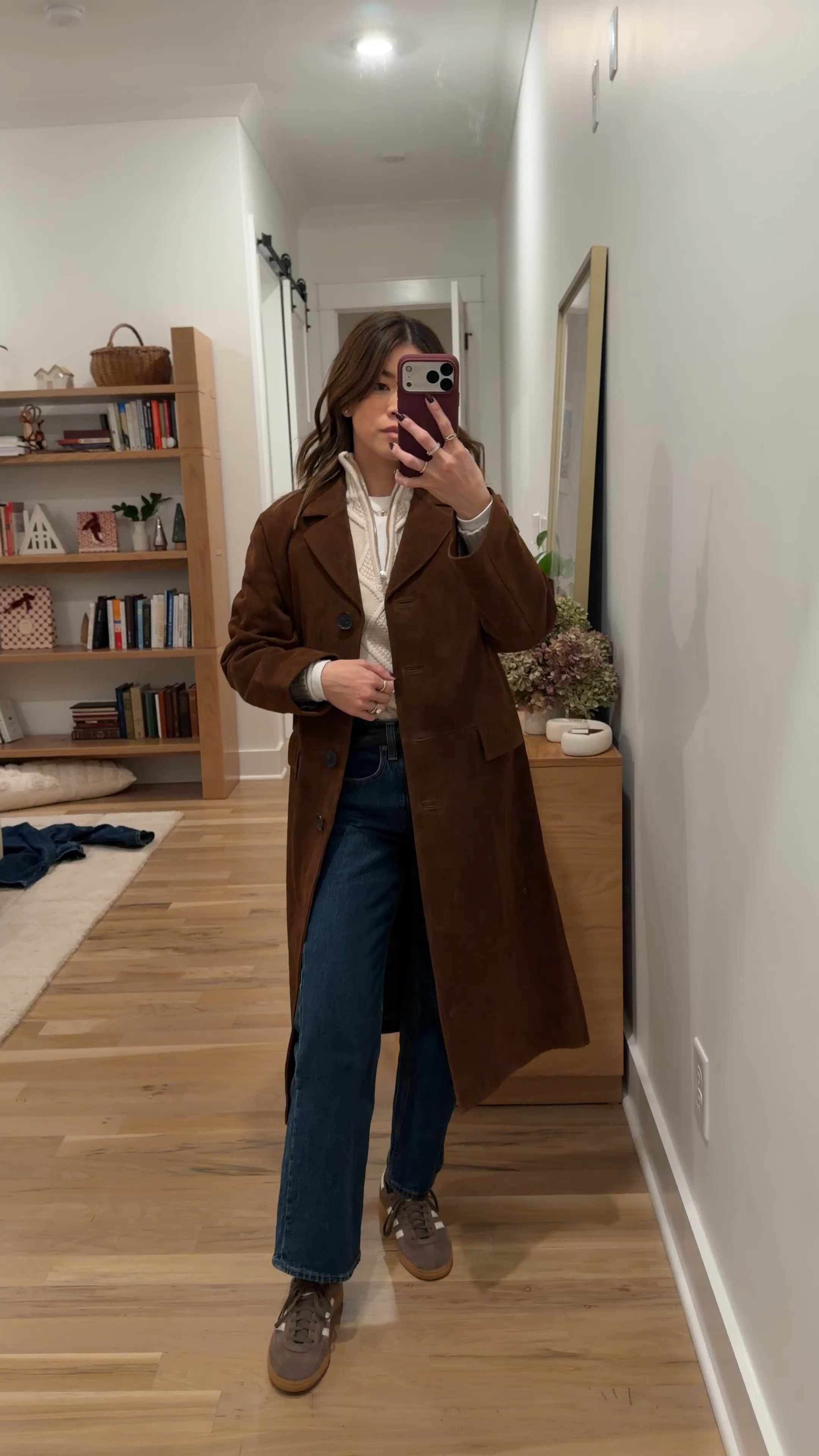 Sizing info: coat and sweater XS, Jeans dark rinse 23 extra short!

petite fashion, get dressed with me, outfit inspiration, ootd, nashville outfit, Nashville influencer, petite style, vacation style, casual outfits, mom style, petite pants, winter dress, winter outfit, winter pants, winter outfit inpso, winter outfit idea, winter top, winter style, winter sweater, cozy sweater, cold weather sweater, cold weather outfit, denim, jeans, jacket, winter jacket, winter coat, trench coat, warm coat, 

 

#LTKHoliday #LTKSeasonal #LTKPetite