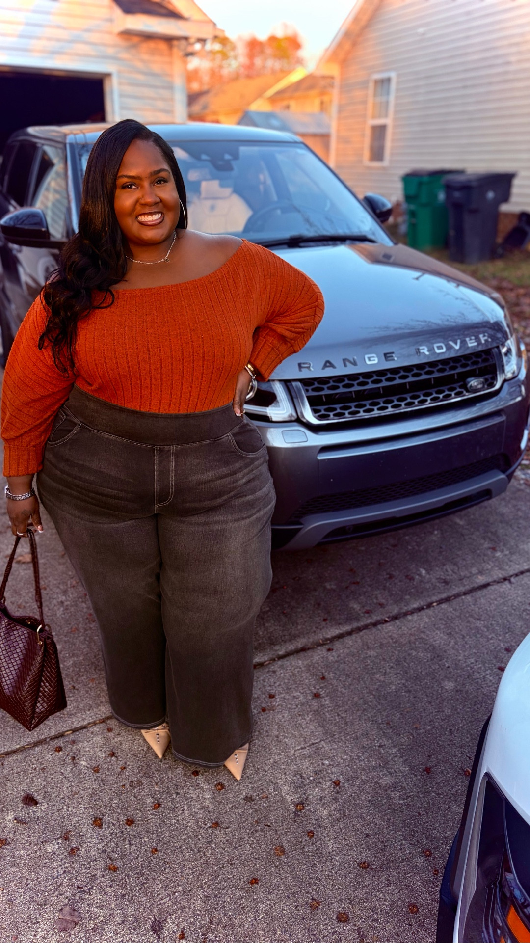 My curly plus size women you are going to be in love with these super stretchy high waisted jeans ￼

#LTKPlusSize #LTKootd #LTKPetite
