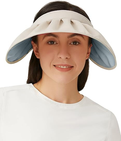 BENEUNDER UPF 50+ Sun Visor Hat - Wide Brim UV Protection for Tennis Golf Beach | Amazon (US)