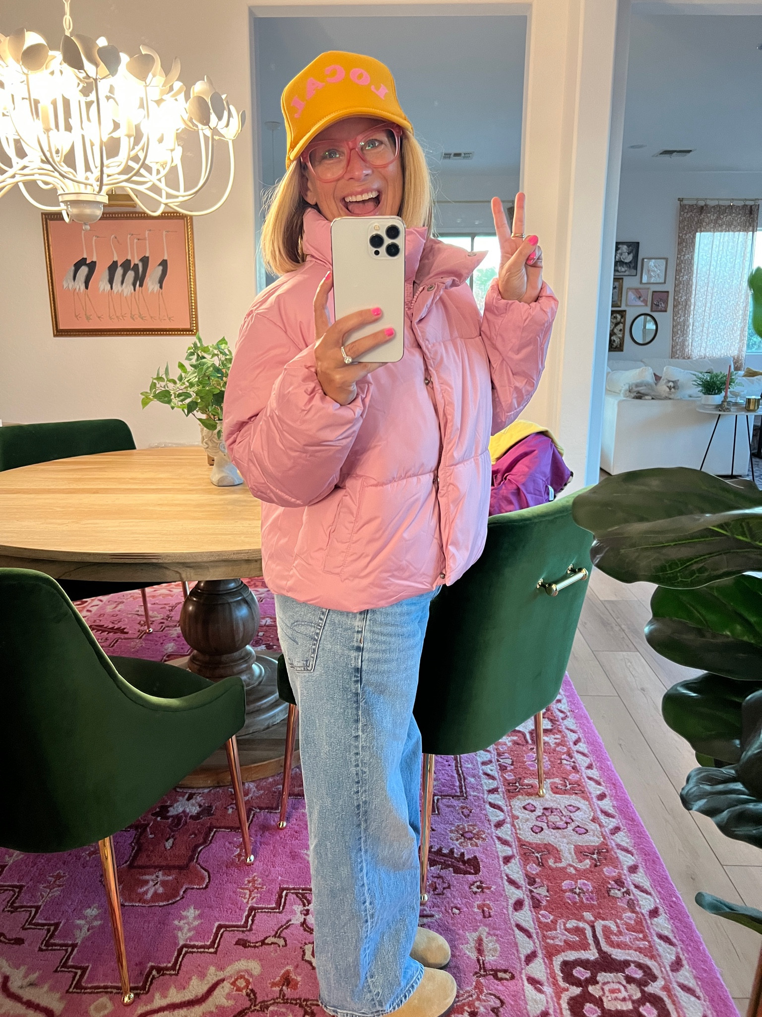 Puffer fit & New favorite jeans 💗

#LTKOver40 #LTKSaleAlert #LTKHoliday