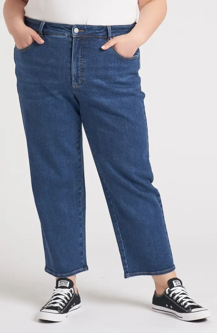 Universal Standard Etta High Waist Ankle Straight Leg Jeans | Nordstrom | Nordstrom