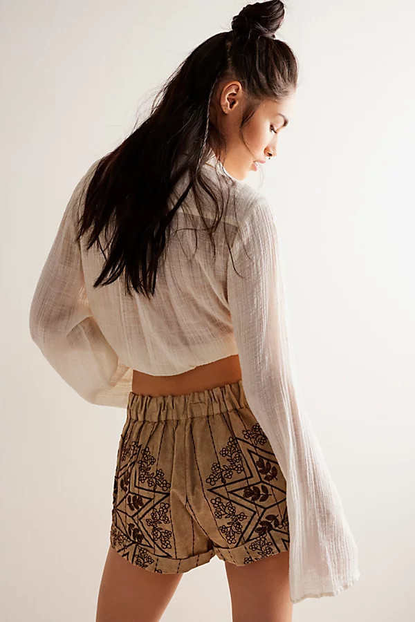 Westover Embroidered Shorts | Free People (Global - UK&FR Excluded)