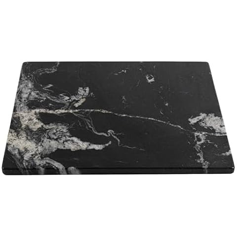 Diflart Natural Marble Stone Cutting Board for Kitchen, 16x20 Inch, Black, Marble Slab Pastry Boa... | Amazon (US)