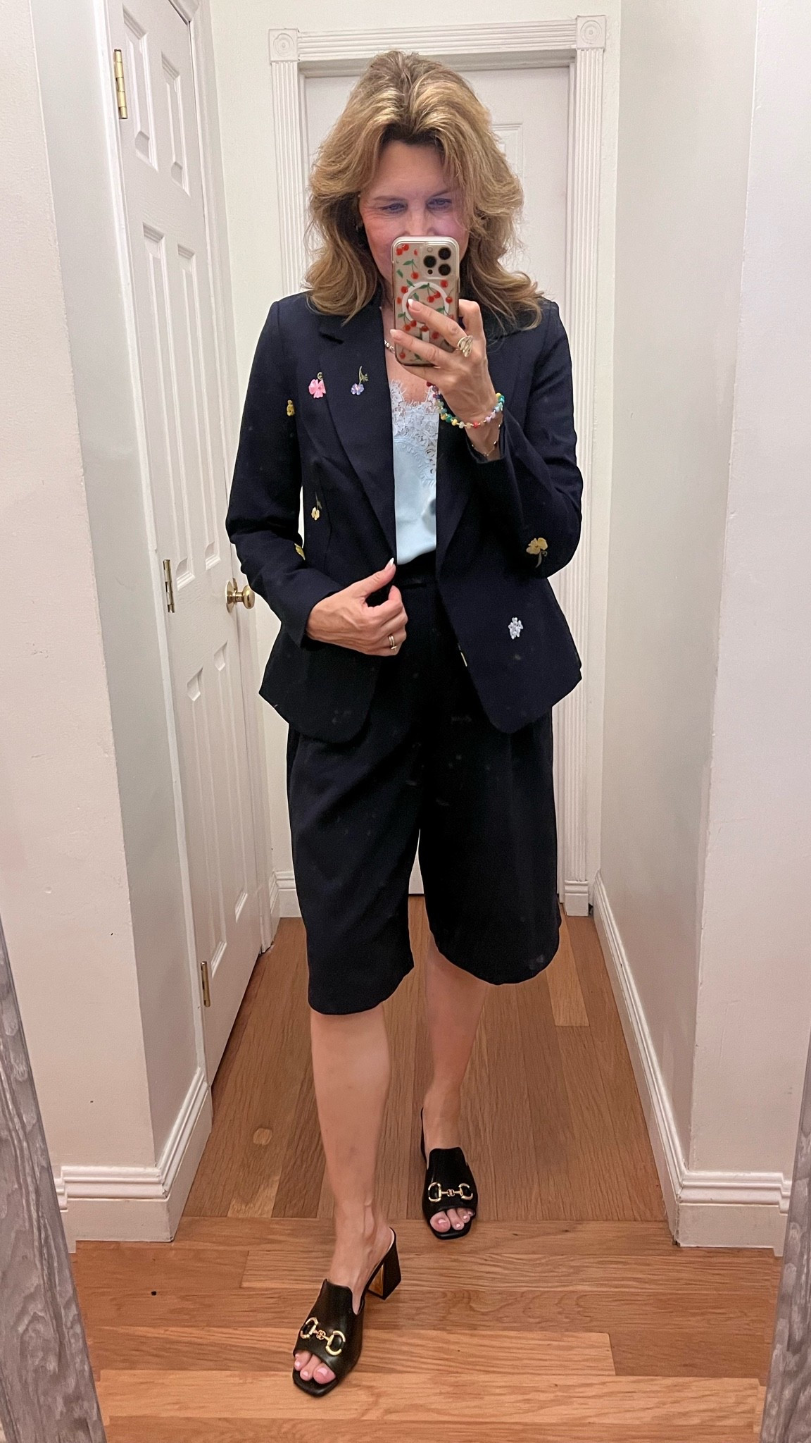Walmart outfit today with Gucci lookalike heels

#LTKootd #LTKOver40 #LTKWorkwear