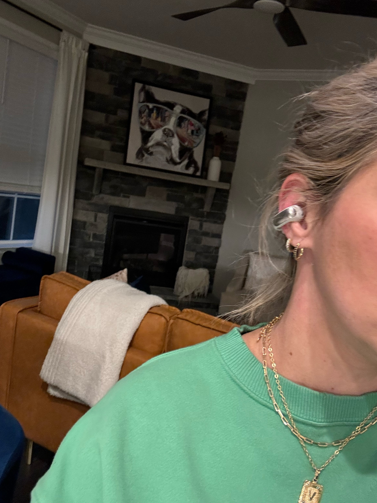 This is the newest earbuds from Bose. Highly recommend!!! 

Their cuff-like fit leaves your ears totally open so you can still hear the world around you, while OpenAudio technology provides you with rich, private sound. Listen to your music and life — at the same time, all the time.

#LTKfitness #LTKstyletip #LTKworkwear