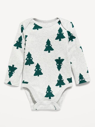 Unisex Long-Sleeve Printed Bodysuit for Baby | Old Navy (US)