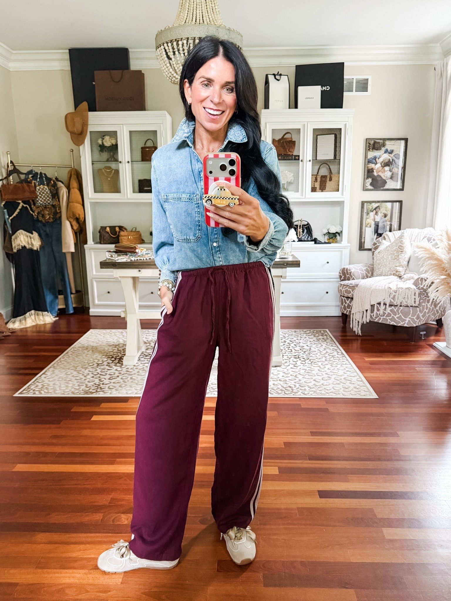 Wearing a medium top and XS pants 
@Target

#LTKootd #LTKSeasonal