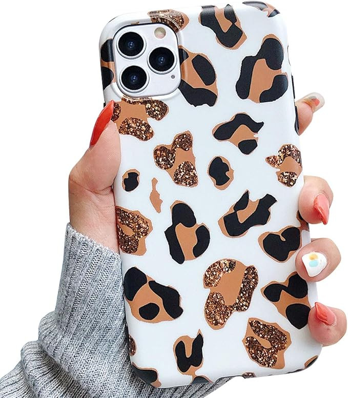 Leopard Case for New iPhone 11 Pro Max,GLBYDLO Cute Case for Girls Women Slim Thin Soft TPU Silic... | Amazon (US)