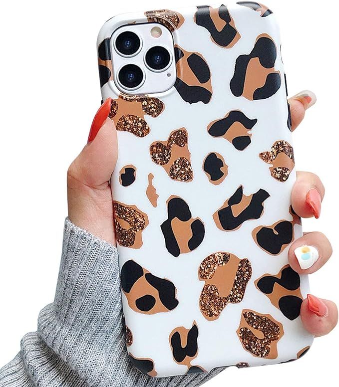 Leopard Case for New iPhone 11 Pro Max,GLBYDLO Cute Case for Girls Women Slim Thin Soft TPU Silic... | Amazon (US)