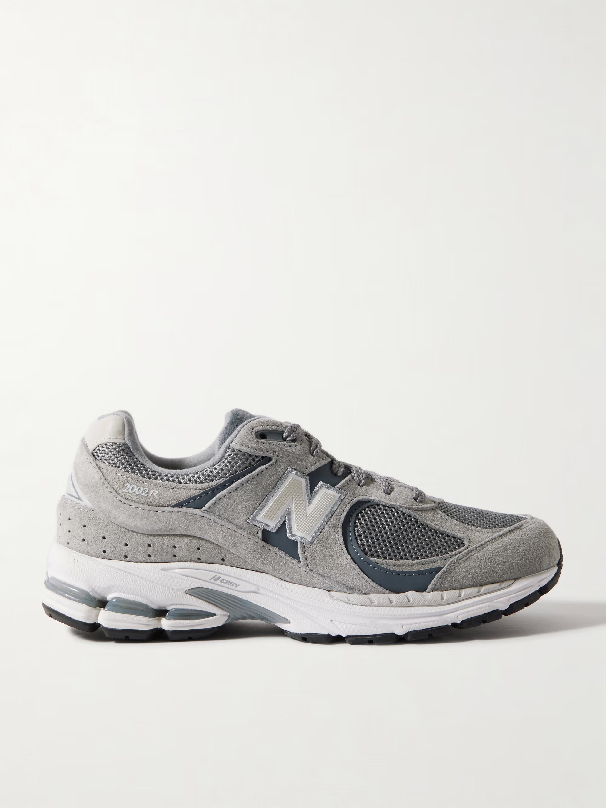 2002R leather-trimmed mesh and suede sneakers | NET-A-PORTER (US)