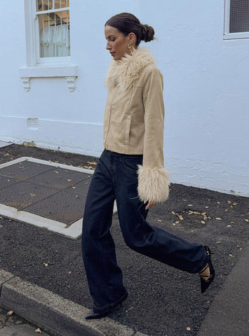 Jankins Baggy Jeans Dark Blue Wash | Princess Polly US