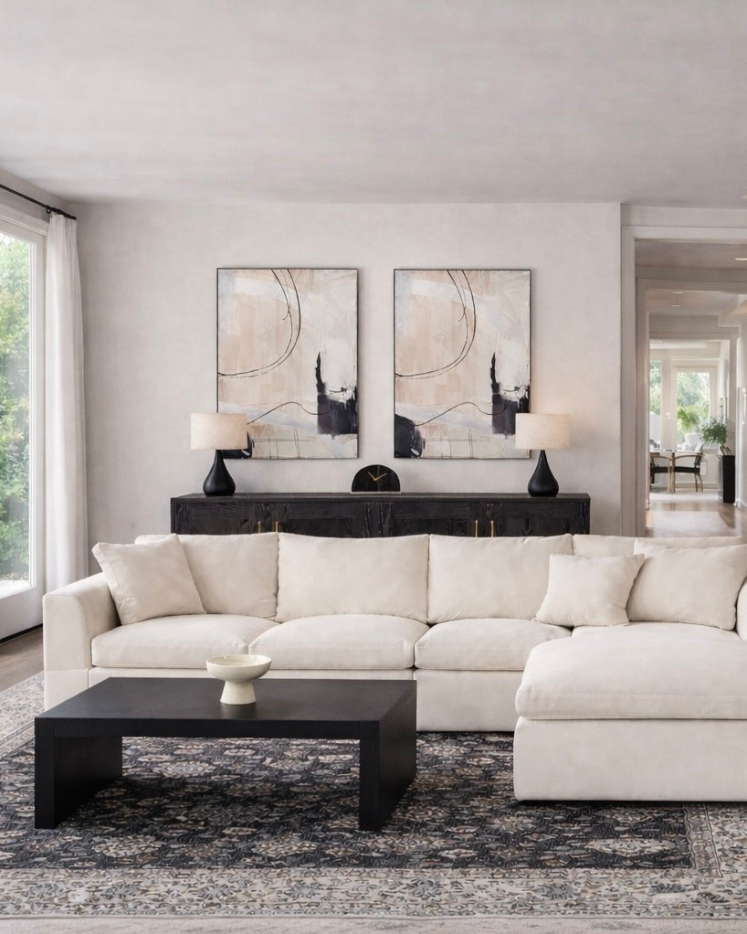 Adding some dark tones to this bright space for beautiful contrast! Designer looks for less! 

#LTKHome #LTKSpringSale #LTKSaleAlert