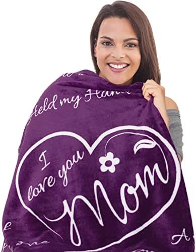 Mothers Day Gifts for Mom Blanket, Mom Gifts from Daughter for Mother’s Day, Birthday Gifts for... | Amazon (US)