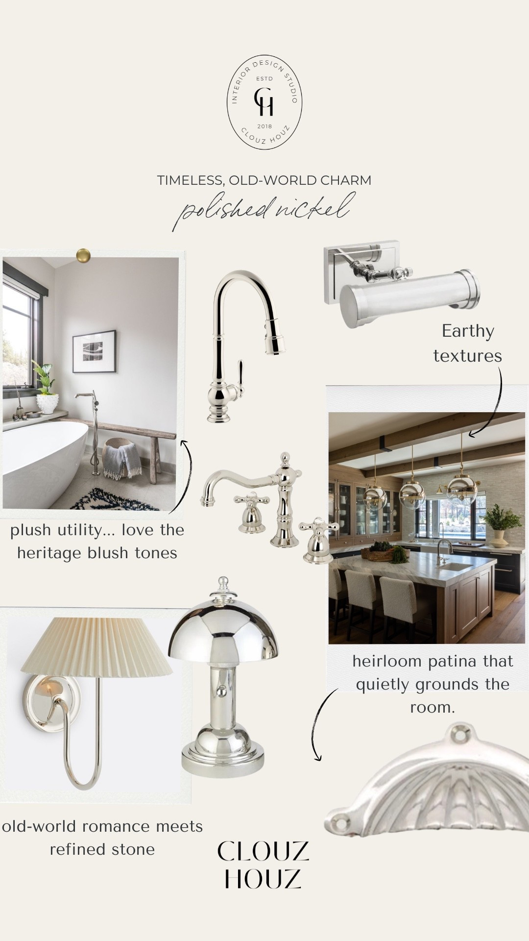 Think polished nickel is dated? Read our most recent blog post (www.ClouzHouz.com) to learn why it’s back and give you all the designer insight about how to care for it and where to incorporate it!

#LTKHome #LTKmomlife #LTKstorytime
