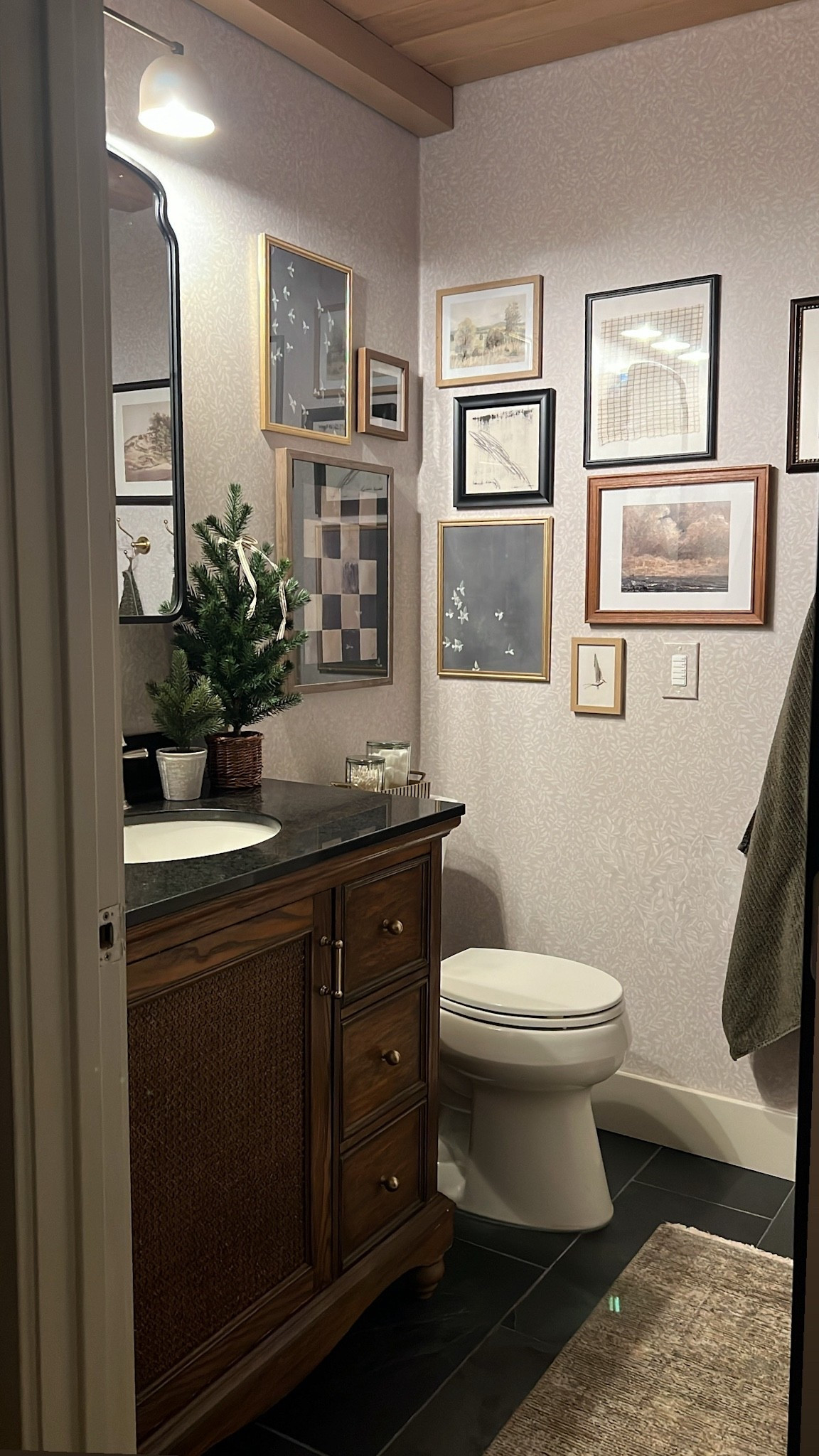 Added a little charm to the bathroom now that it’s pretty this year 🤎

#LTKHoliday #LTKHome