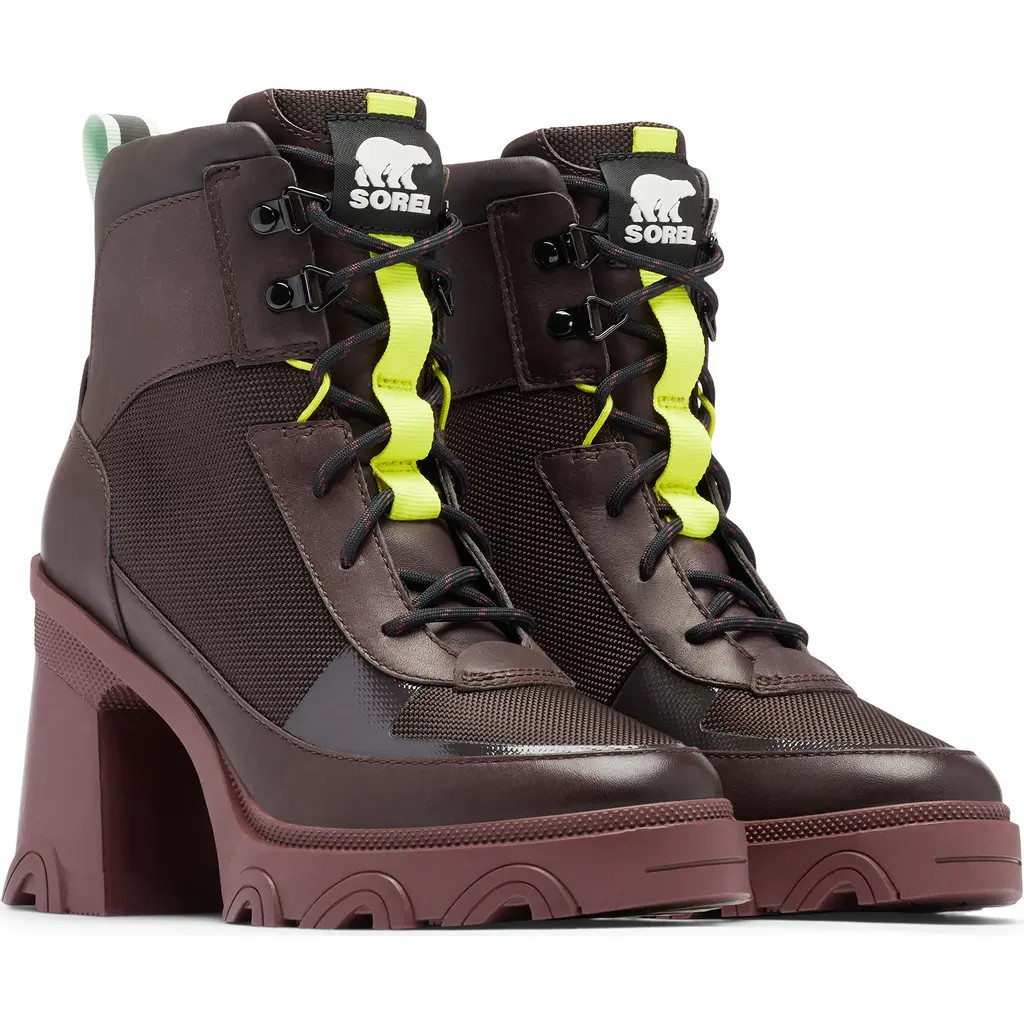 SOREL Brex Waterproof Bootie in New Cinder Sea Sprite at Nordstrom Rack, Size 7.5 | Nordstrom Rack