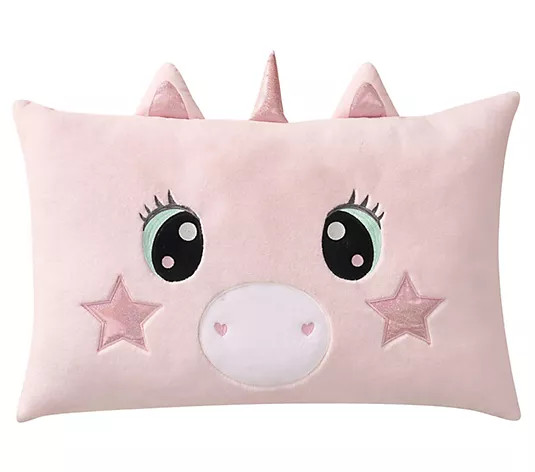 Olivia & Finn 20" x 30" Unicorn Kids DecorativeBody Pillow - QVC.com | QVC