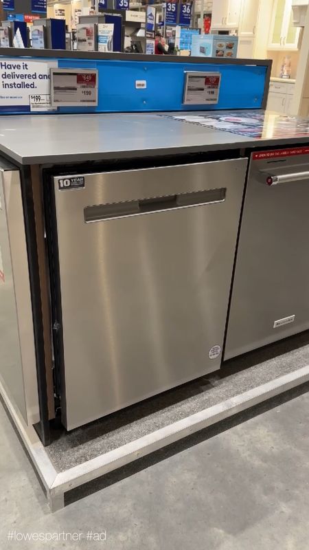 This is the dishwasher I was most interested in checking out! I think it would be a great fit for us 

#LTKhome #LTKVideo