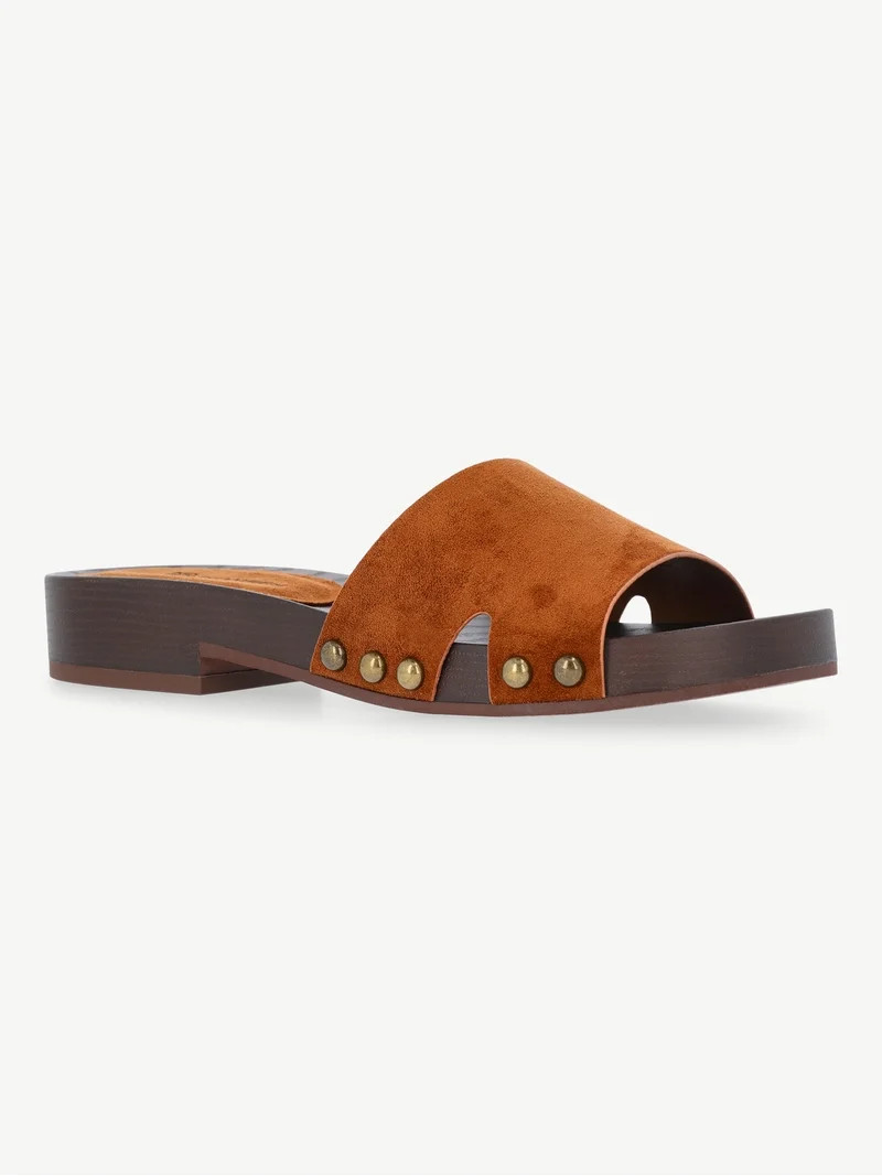 No Boundaries Studded Clog Sandals, Women's | Walmart (US)