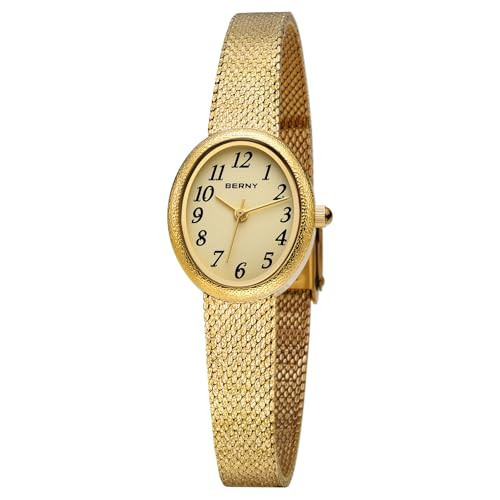 BERNY Vintage Gold Watches for Women, Dainty Women's Wrist Watch | Amazon (US)