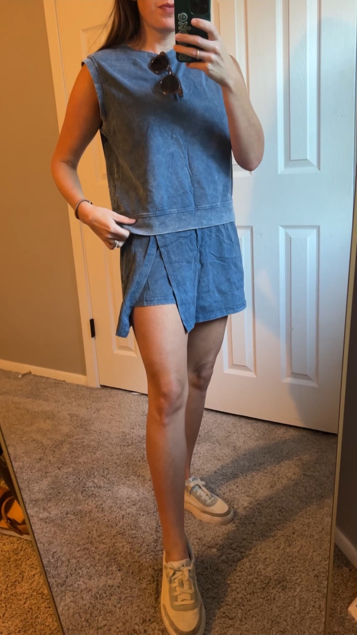 I was so excited to try this set on when it arrived that I mayyyy have worn it all wrinkled 😅 Worth it though—this one’s so comfy!
Perfect for travel days, lake cover-ups, errands, or cheering from the sidelines 🙌 And yes, it comes in a bunch of cute colors too! 💛✨

#LTKSaleAlert #LTKFindsUnder50 #LTKStyleTip