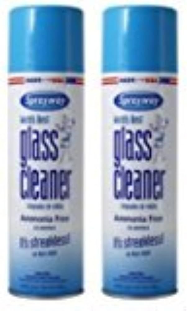 Amazon.com: Sprayway Glass Cleaner Aerosol Spray, 19 Oz, Pack of 2 : Health & Household | Amazon (US)
