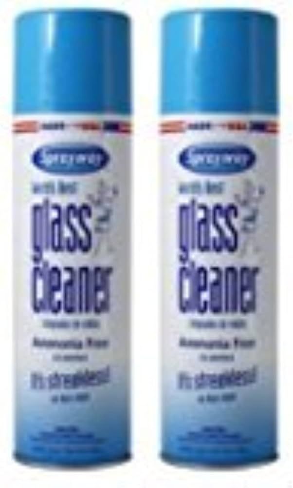 Amazon.com: Sprayway Glass Cleaner Aerosol Spray, 19 Oz, Pack of 2 : Health & Household | Amazon (US)