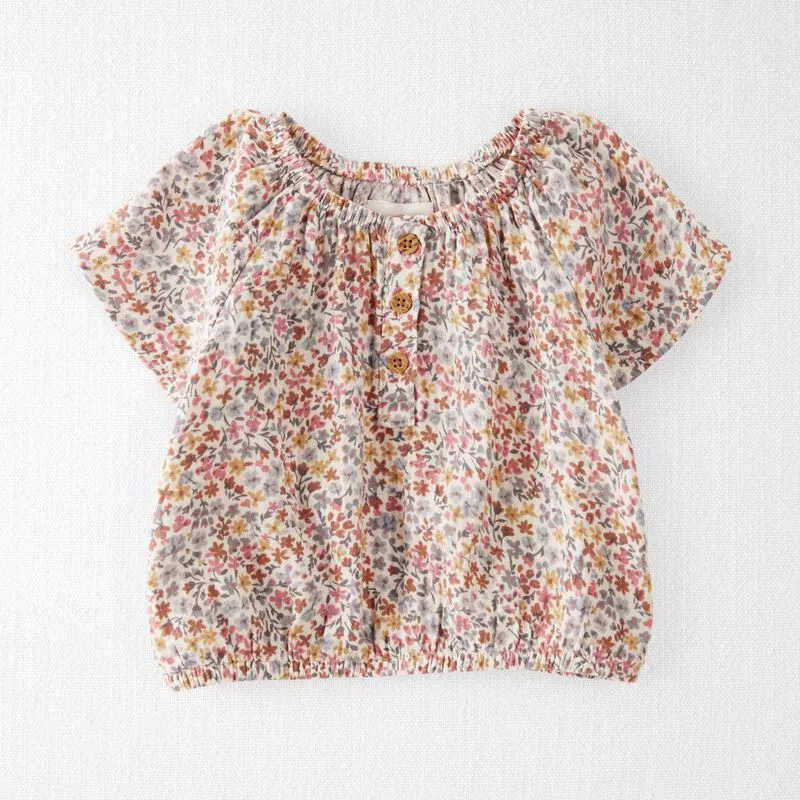 Mar floral-print organic-cotton … curated on LTK