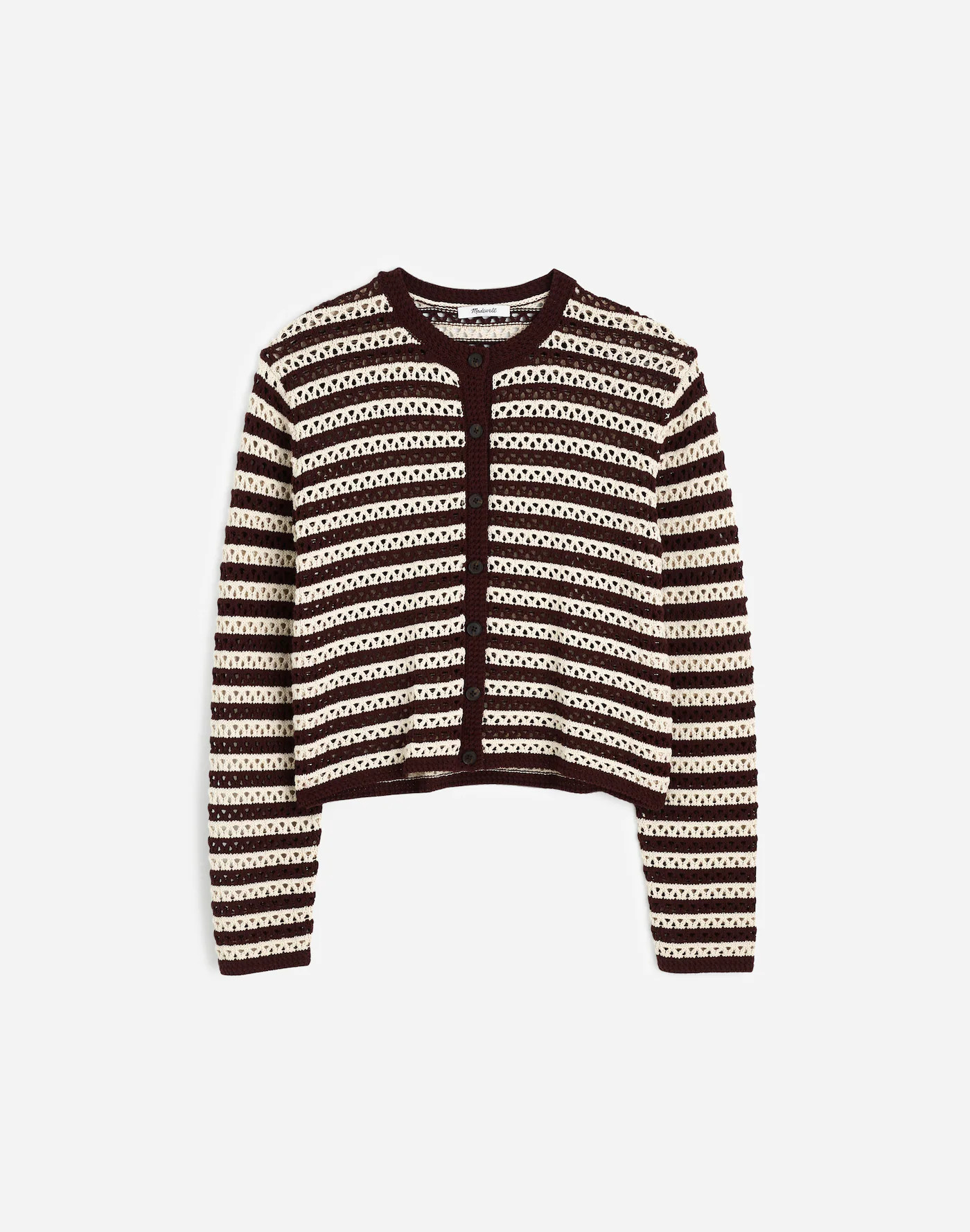 Open-Stitch Crewneck Sweater | Madewell