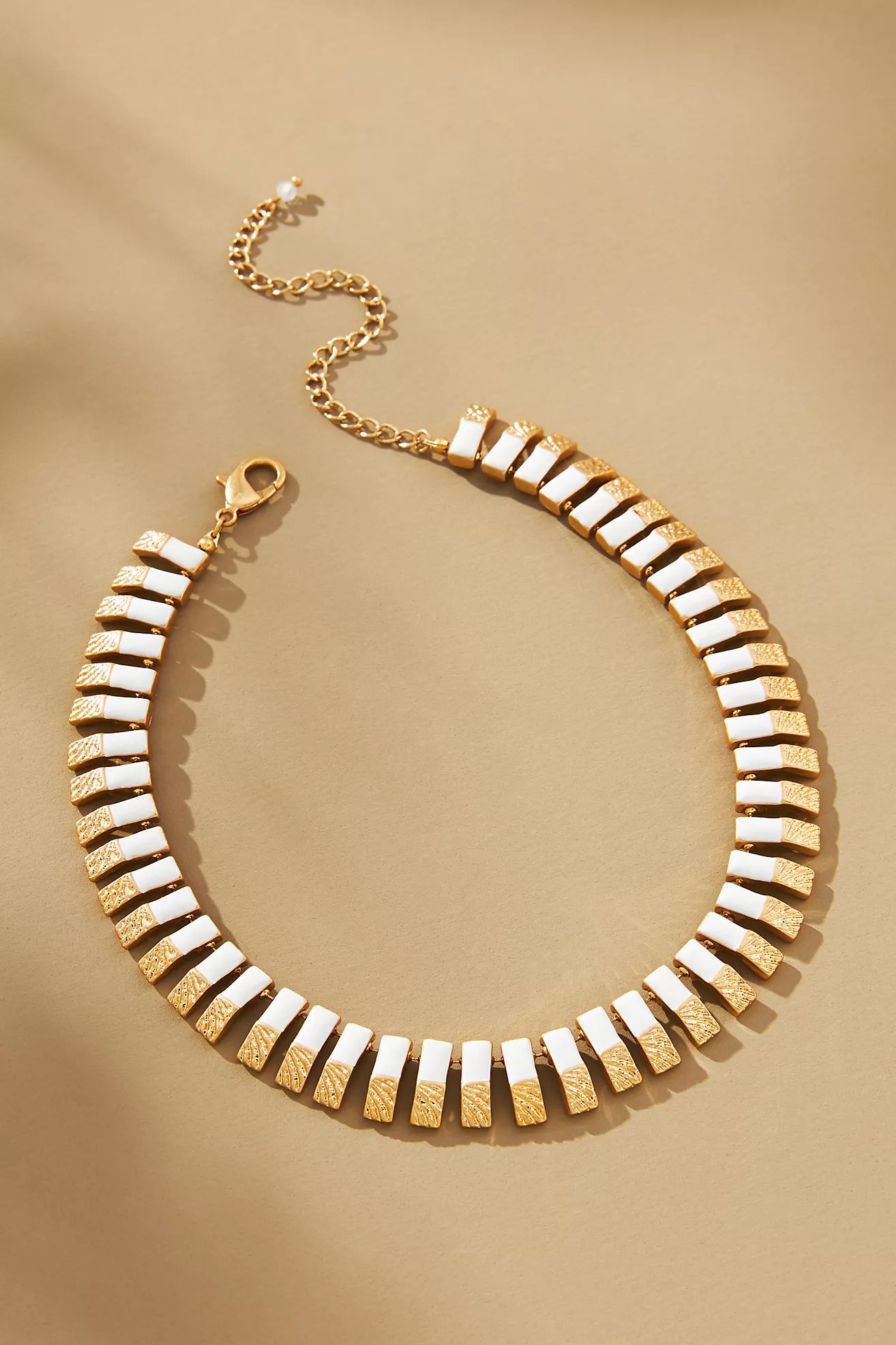 Enamel Tile Collar Necklace | Anthropologie (US)