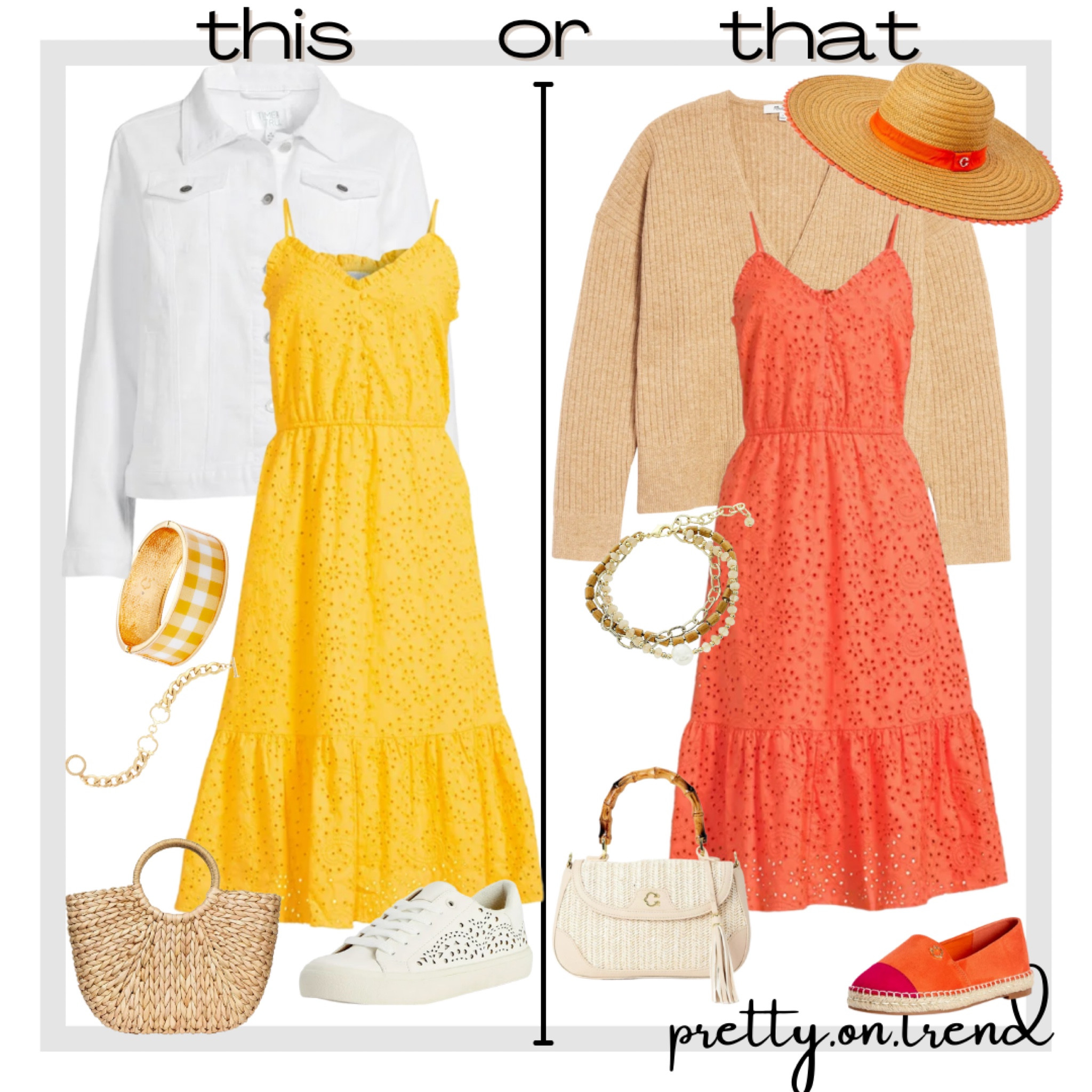 Midi spring dress 

#LTKFind #LTKSeasonal #LTKunder100