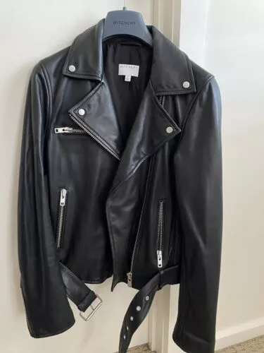 WITCHERY Black Leather Biker curated on LTK