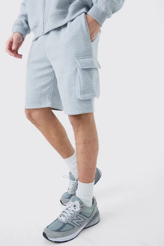 Loose Fit Cargo Jersey Short | boohooMAN (DE, IE & UK)